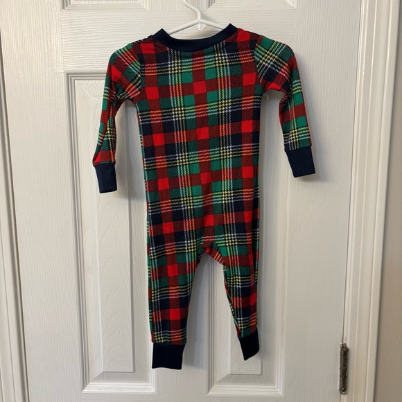 Dearfoams Plaid Baby Bear Sleeper 12 Months - Picture 3 of 4